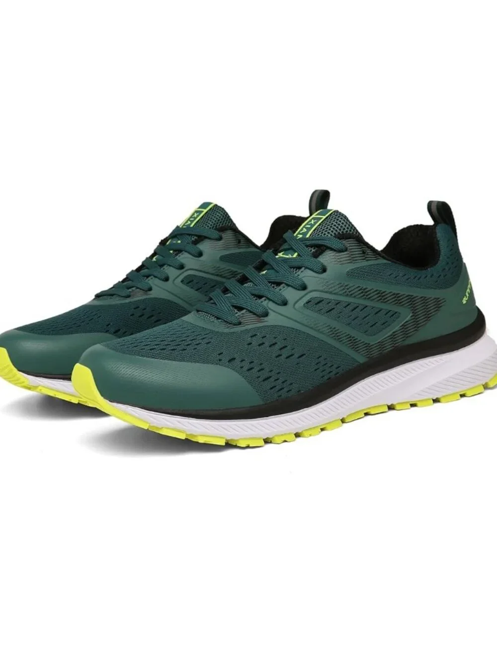 Xianv Men's US 8-11.5 Dark Green Walking Shoes Lightweight Breathable Athletic R